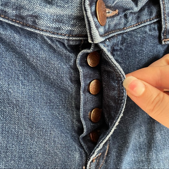 Loft Size 31 / 12 Button Front Skinny Jeans - Picture 3 of 8